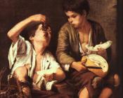 Boys Eating Fruit - 巴托洛梅·埃斯特班·牟利罗